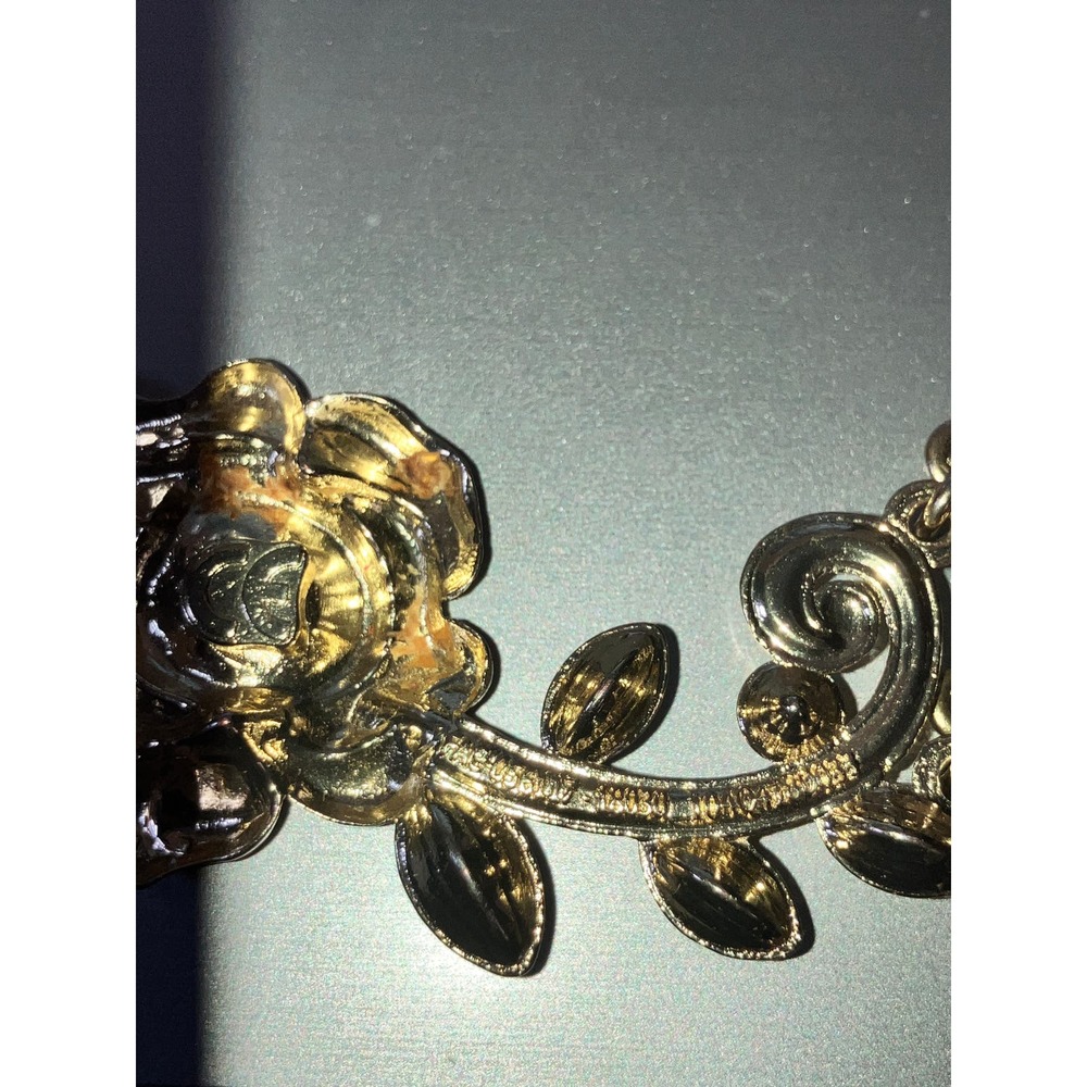 Disney Store London Beauty and the Beast Belle Rose Princess 15" Necklace! - Picture 6 of 11